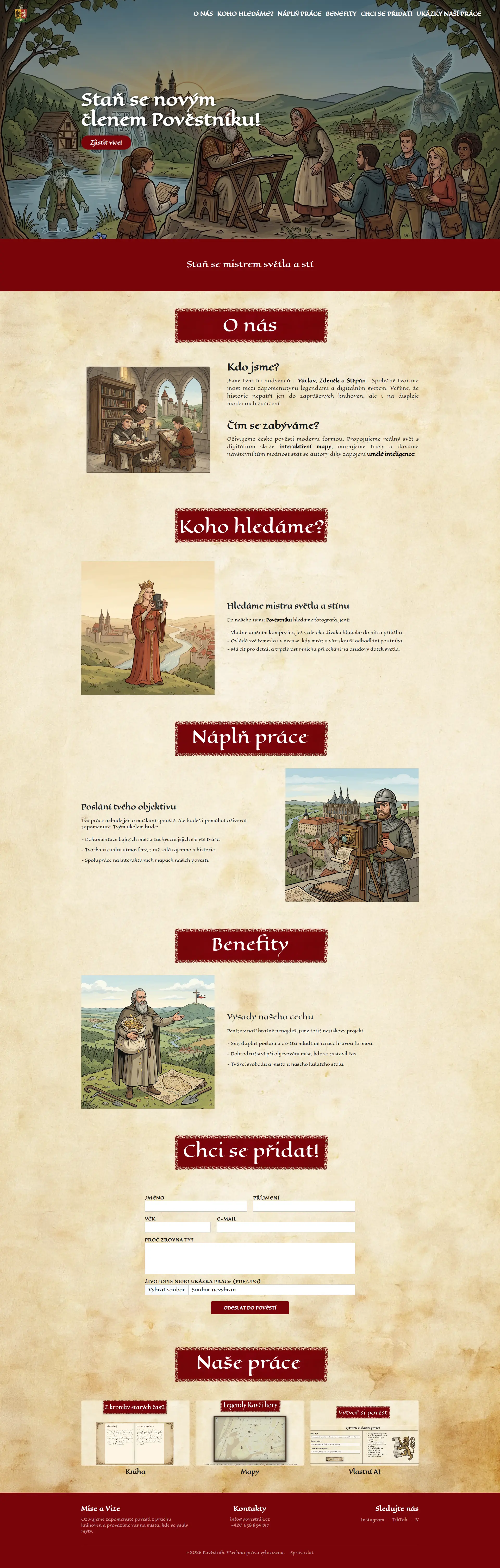 Školní Microsite
